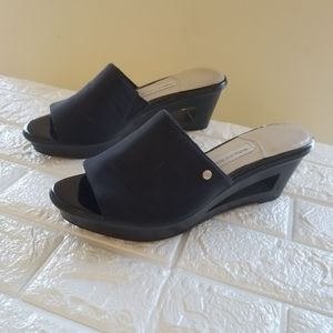 Dana Buckman wedge mules